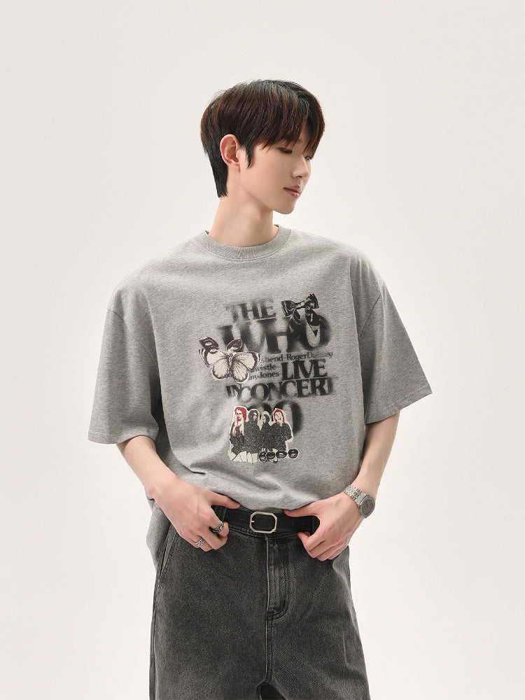Retro Graphic Oversized Casual T-Shirt