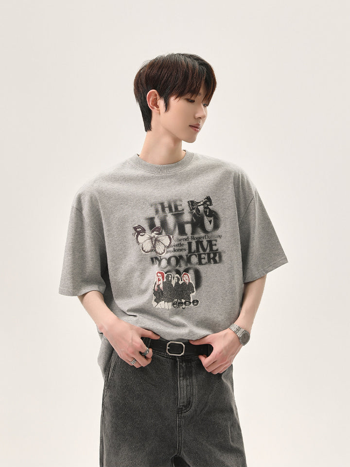 Retro Graphic Oversized Casual T-Shirt