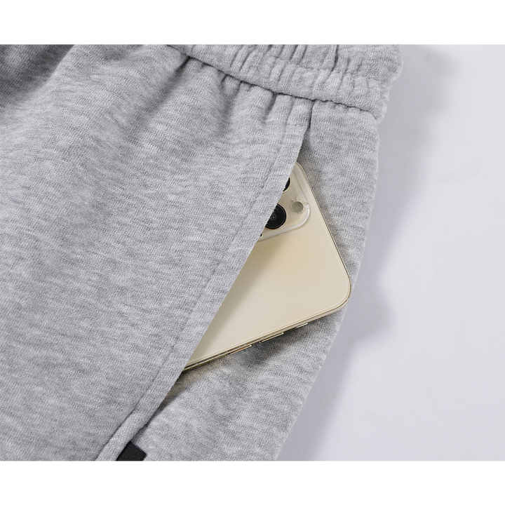 Wide-Leg Drawstring Casual Sweatpants