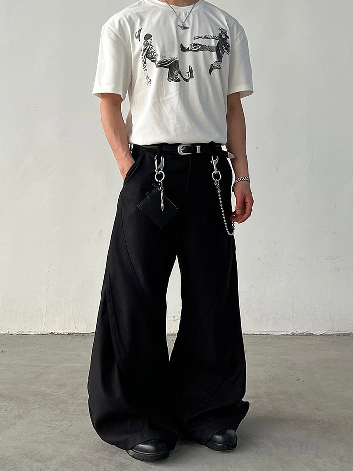 Wide-Leg Cargo Pants