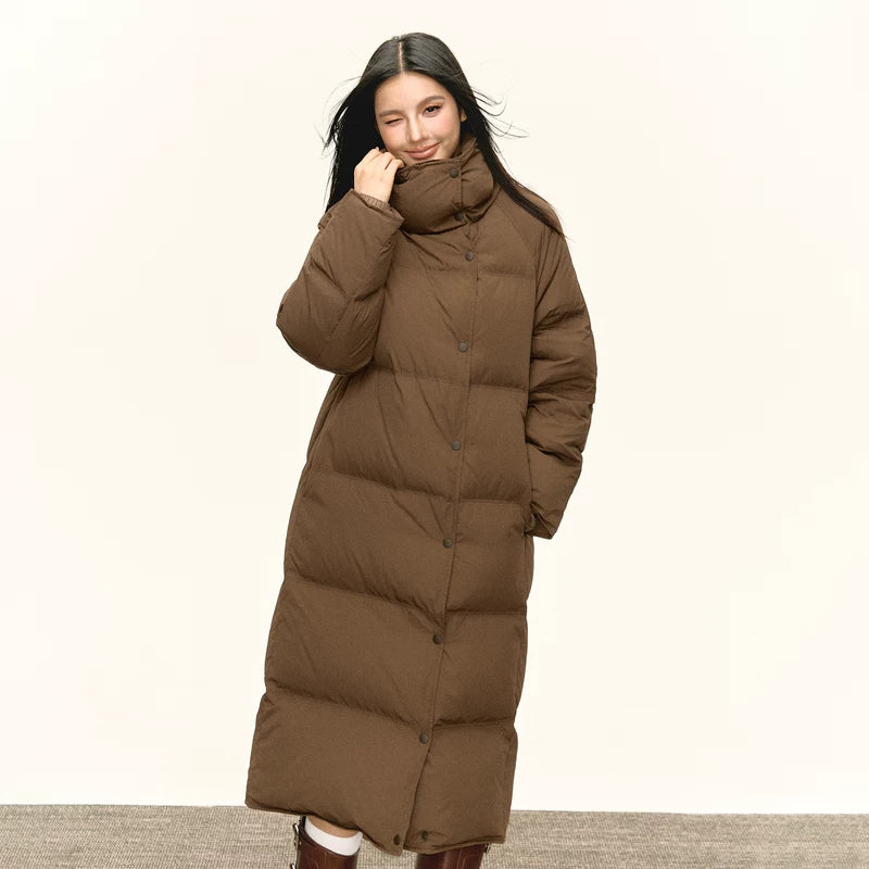 Retro lang ned vinterfrakk 