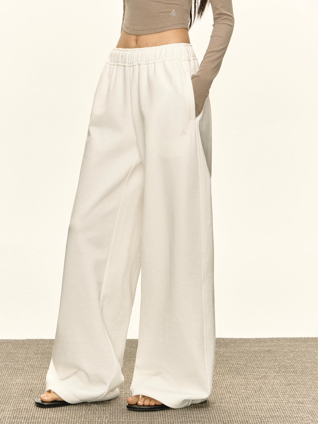 Pantalons longs de sport amples rétro 