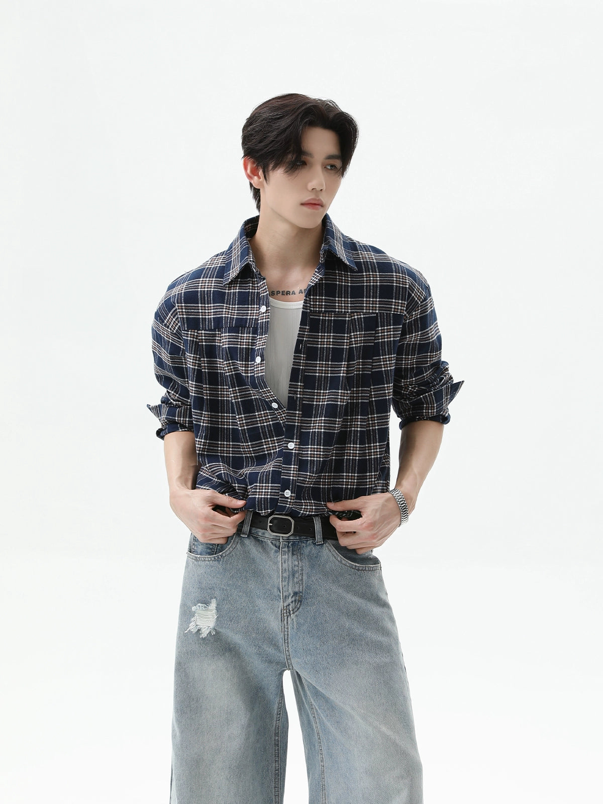 Plaid Long Sleeve Casual Shirt