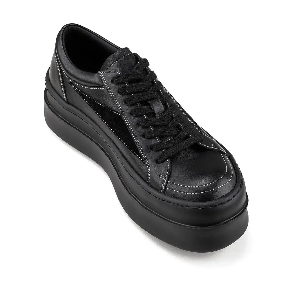 Leather Inverted Sneakers