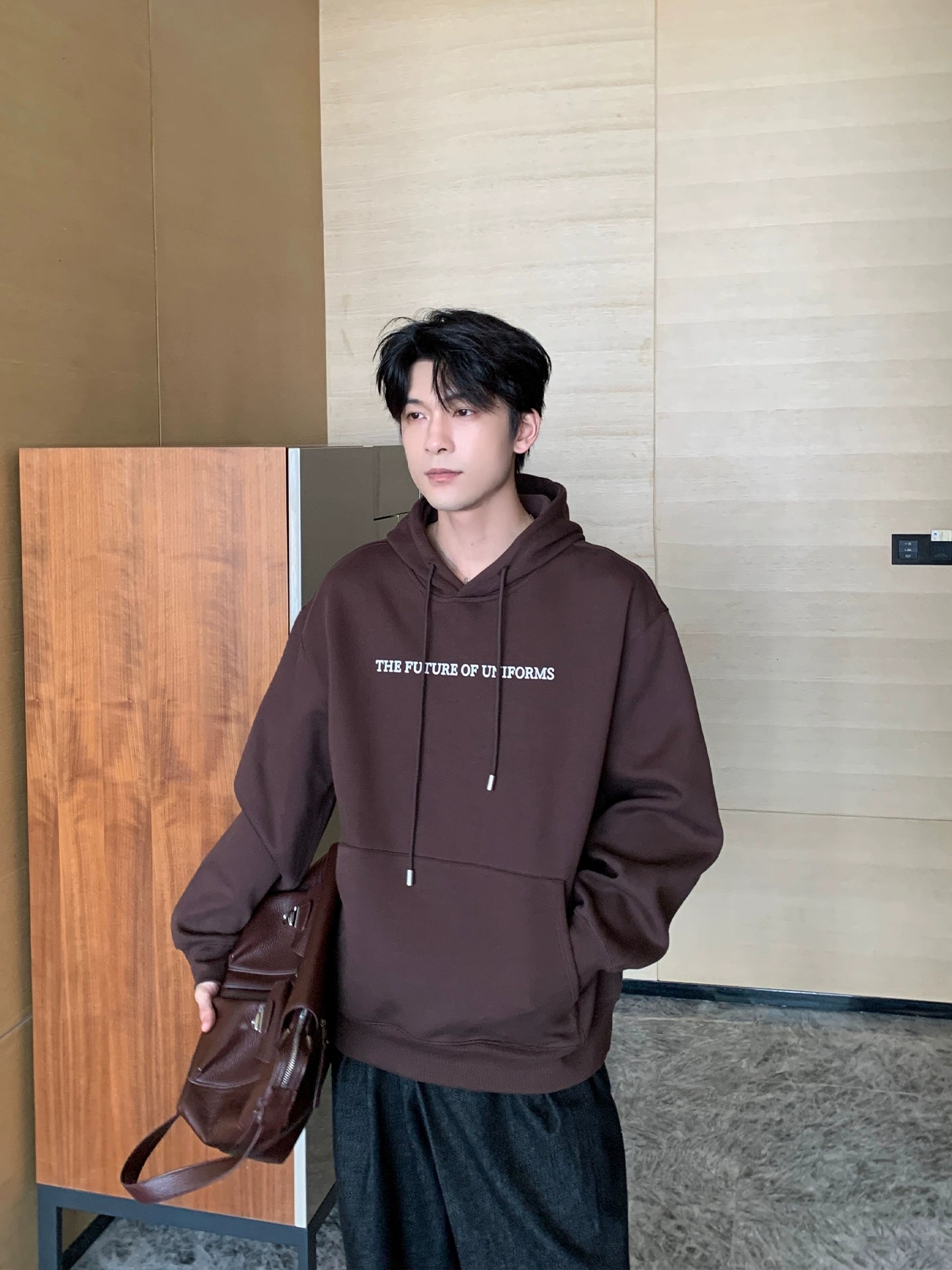 Loose Fit Hooded Sweatshirt