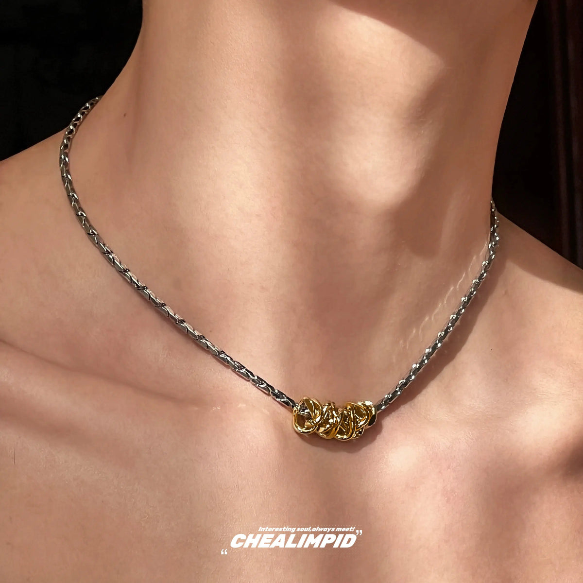 Titanium Steel Snake Chain Necklace