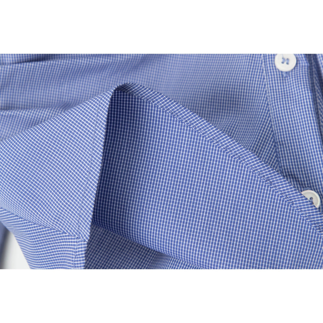 Retro Faltenrock Slim Fit Langarmhemd 
