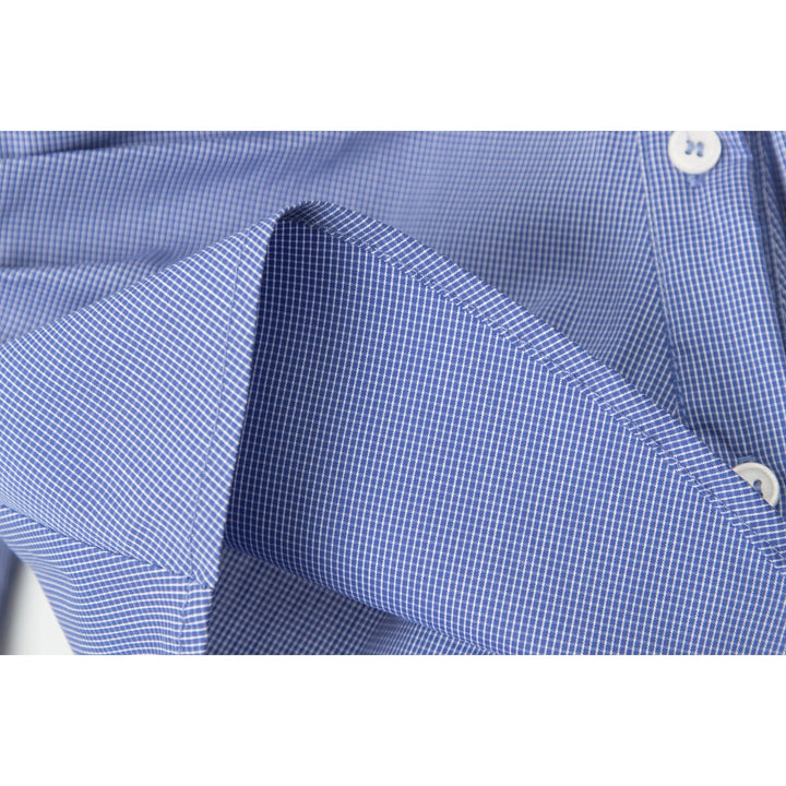 Retro Faltenrock Slim Fit Langarmhemd 