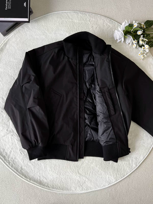 Stand Collar Oversized Duck Down Jacket