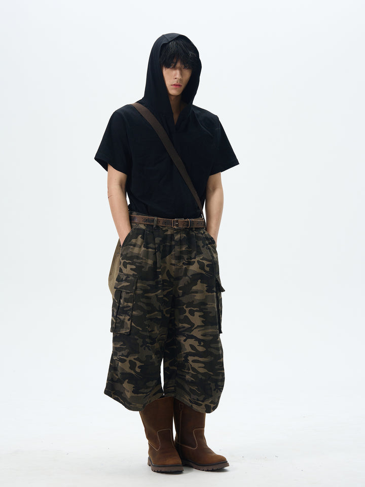 Hooded Short-Sleeve T-Shirt