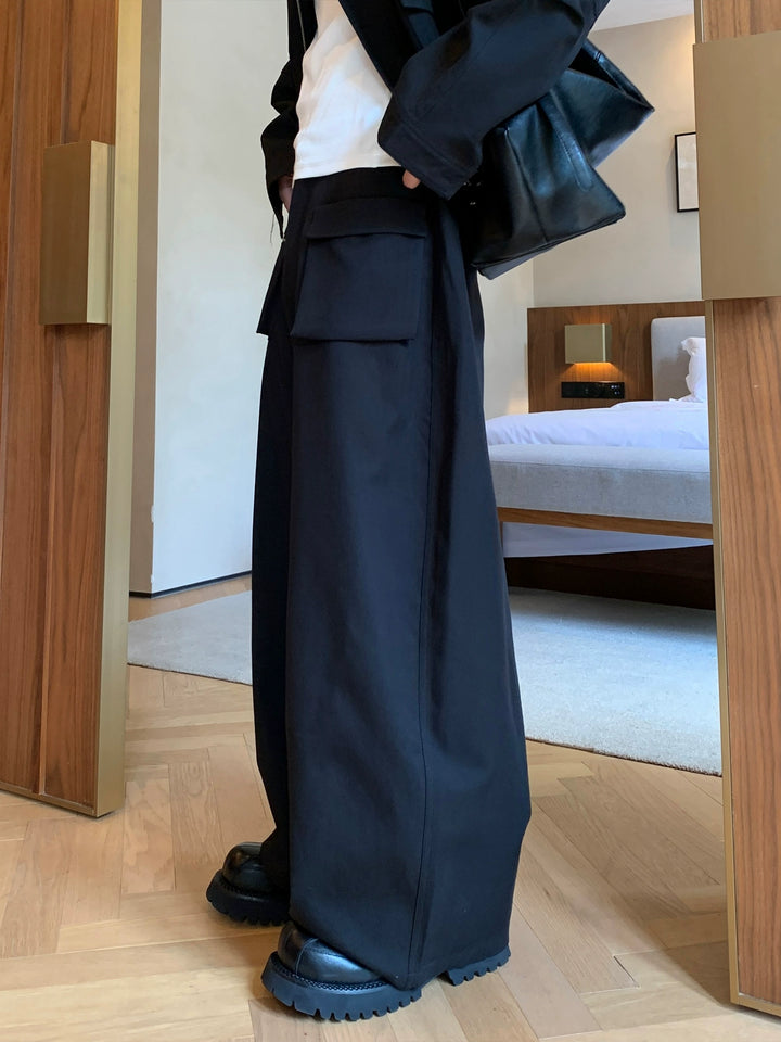 Oversize Wide-Leg Casual Pants