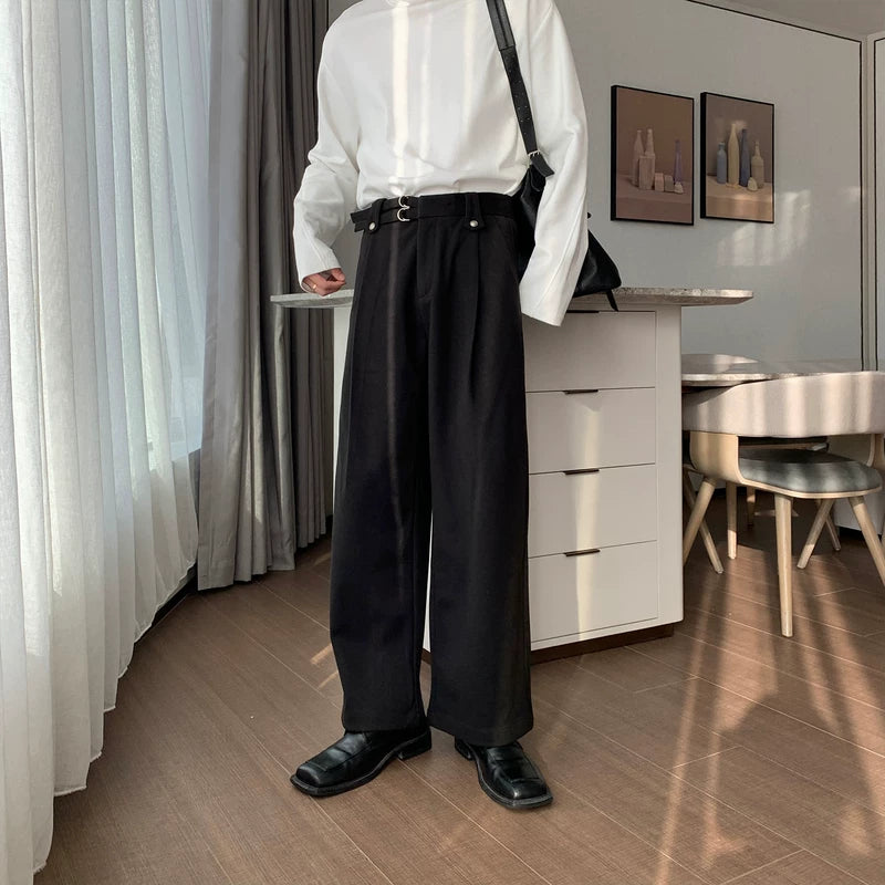 Thickened Loose Straight Leg Pants