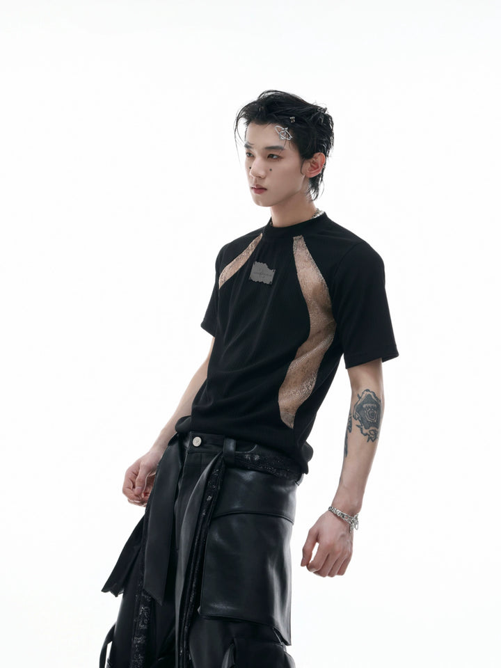 Slim Fit Contrast Pullover