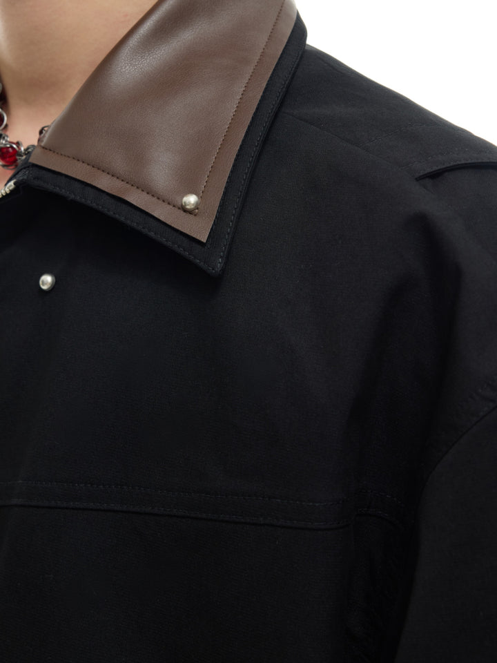 Deconstructed Short-Sleeved Jacket Suit