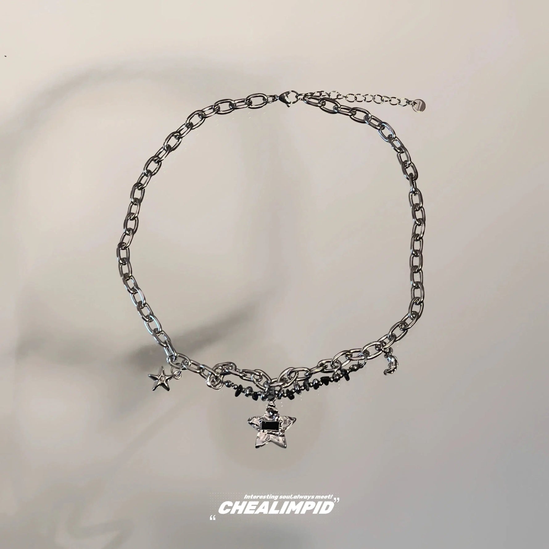 Star Pendant Chain Clavicle Necklace