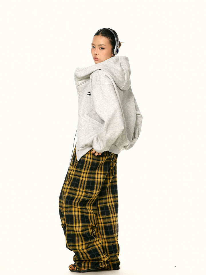 Heavyweight High Collar Hooded Cardigan