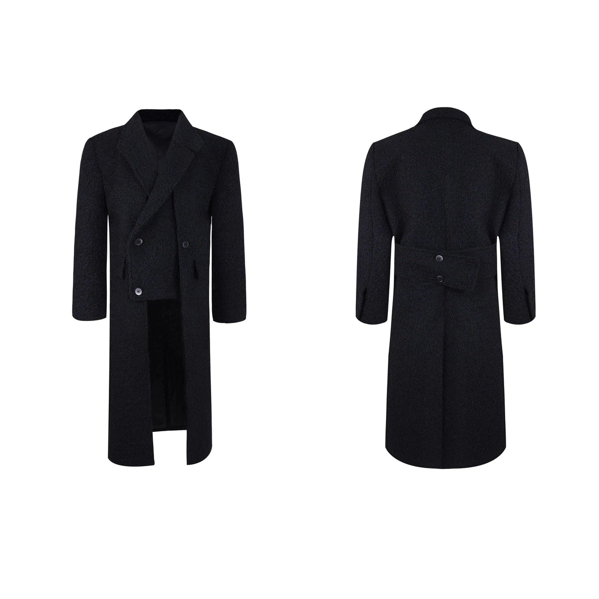 Splicing Deconstructed Wool Coat