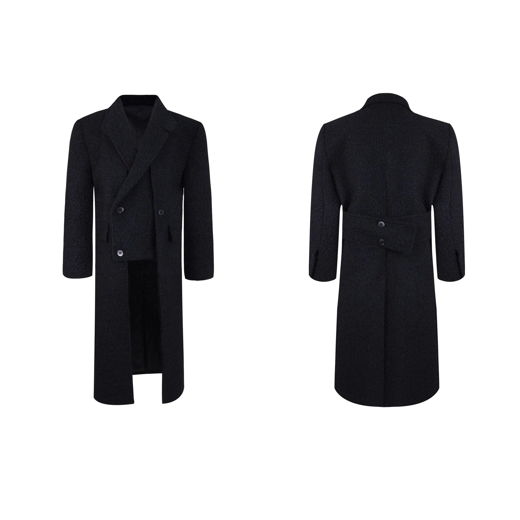 Splicing Deconstructed Wool Coat