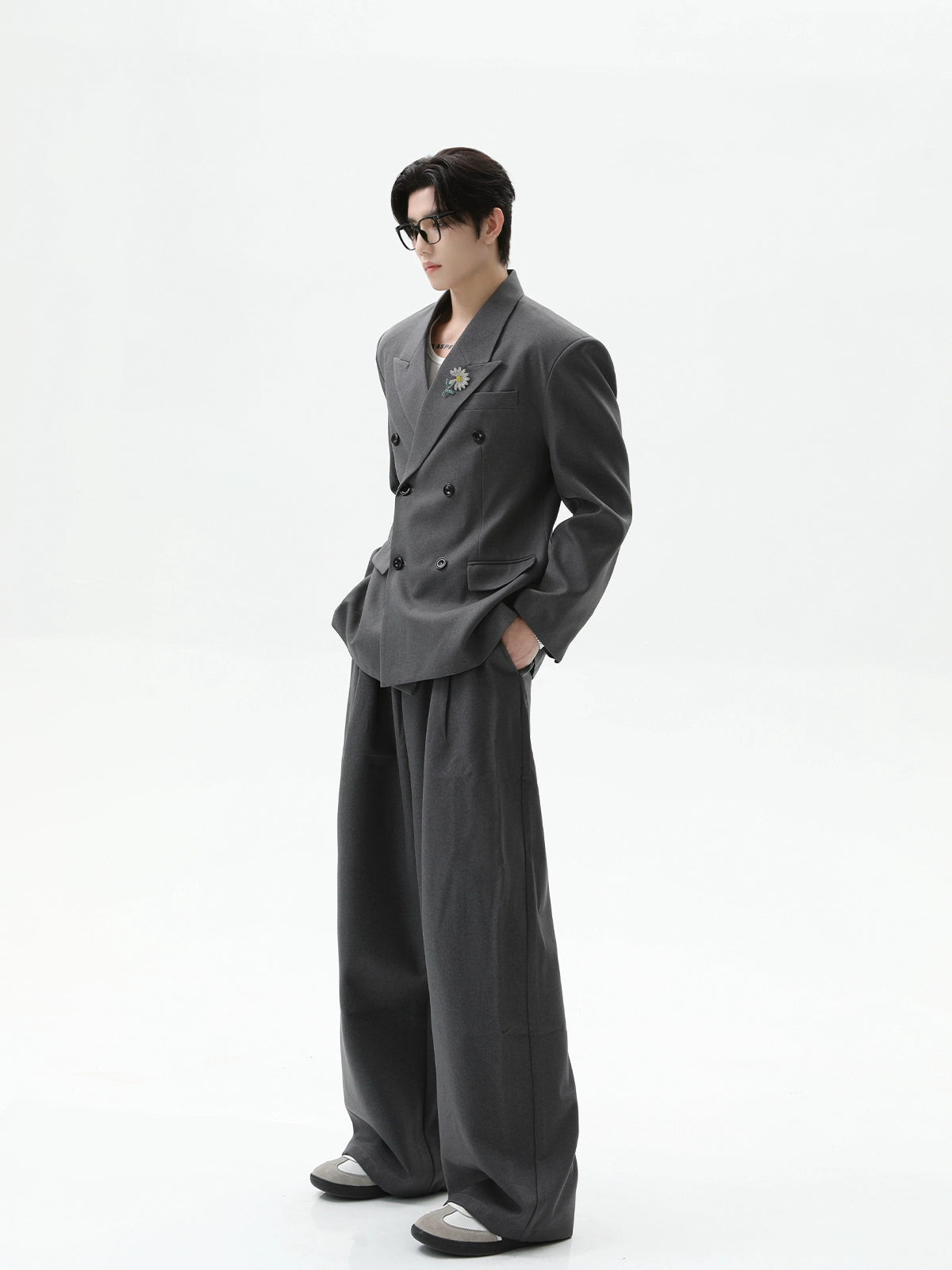 Relaxed-fit Blazer and Dress Pants