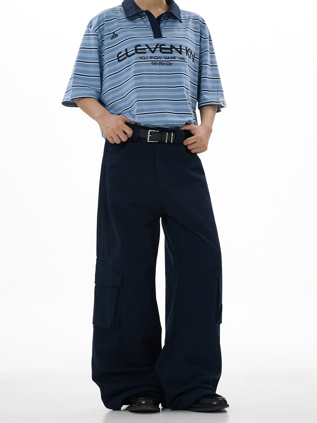 Relaxed Fit Straight Cargo Pants