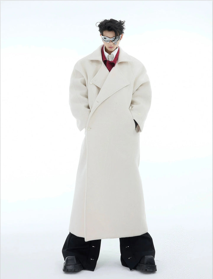 Heavyweight Woolen Knee-Length Coat