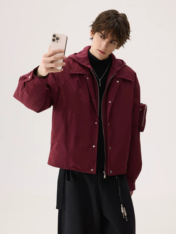 Windproof Hooded Down Jacket