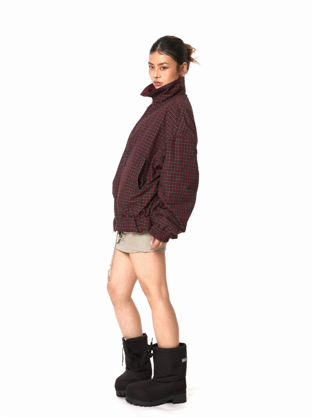 Reversible Plaid Jacket