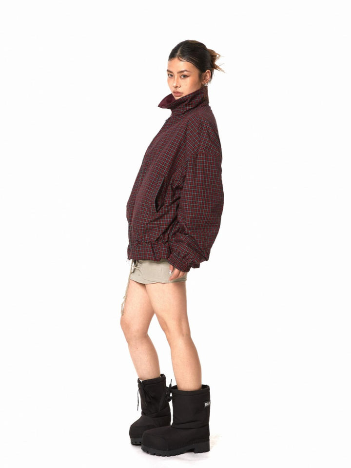 Reversible Plaid Jacket