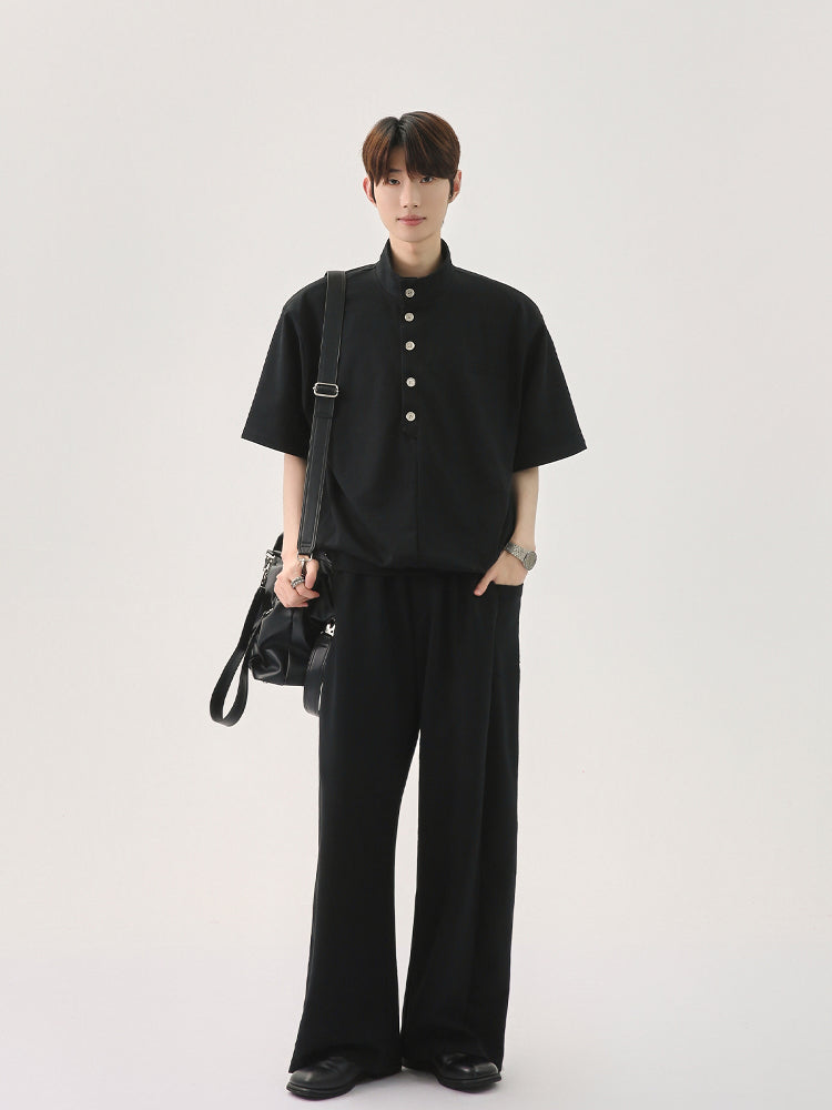 Multi-Breasted Sweatshirt and Pants