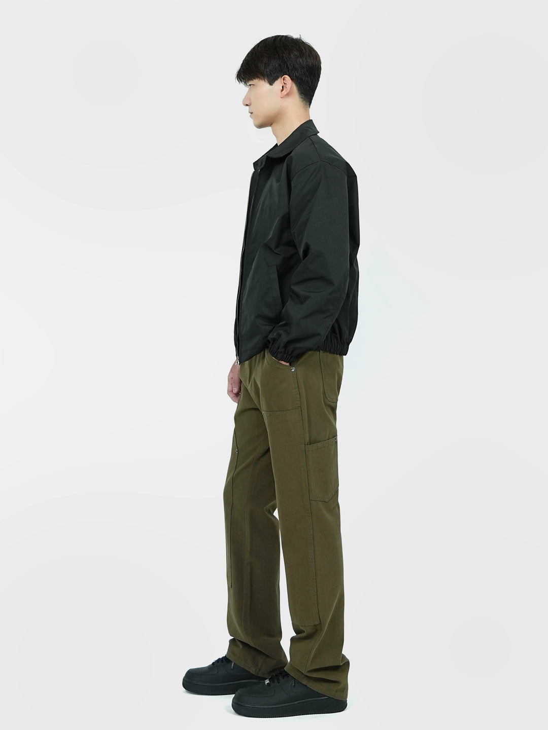 Casual Distressed Straight Leg Pants