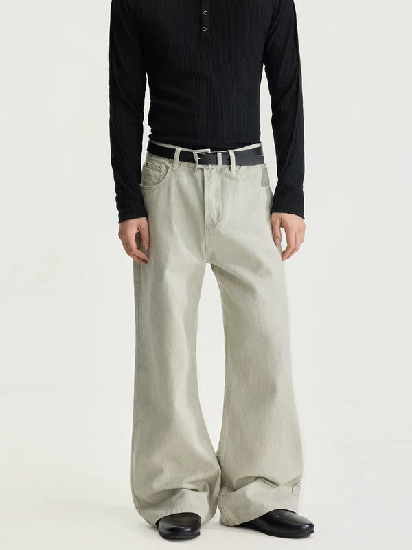 Pantaloni jeans a gamba larga e fit morbido Men’s 