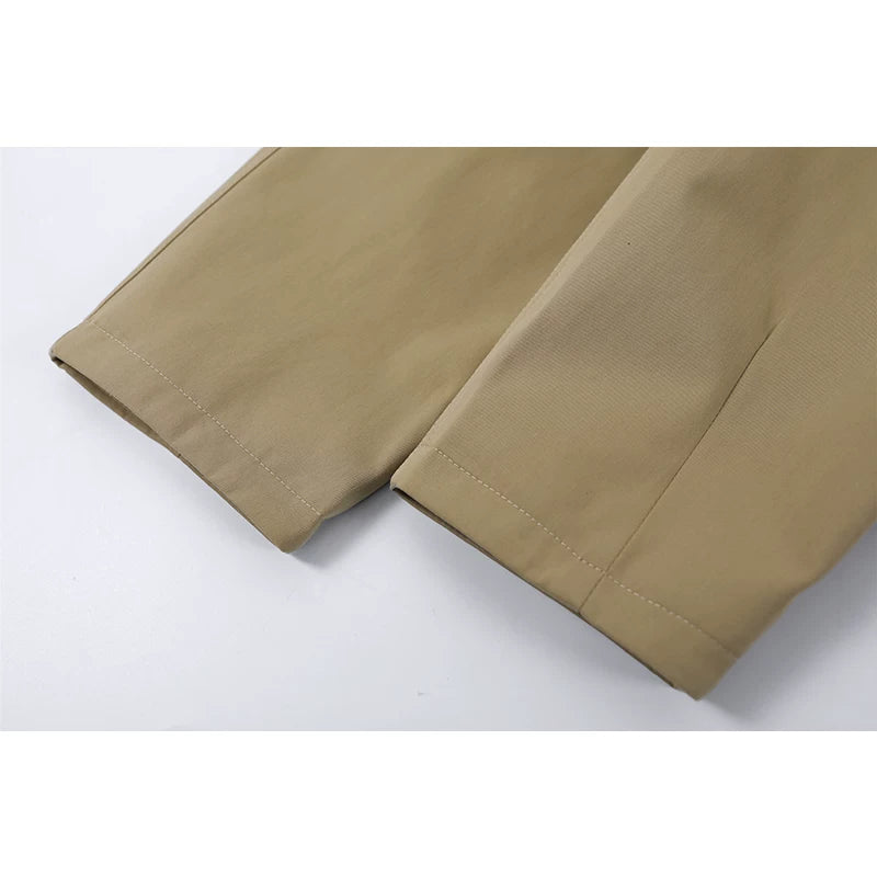 Manteau trench court à double boutonnage ceinturé 