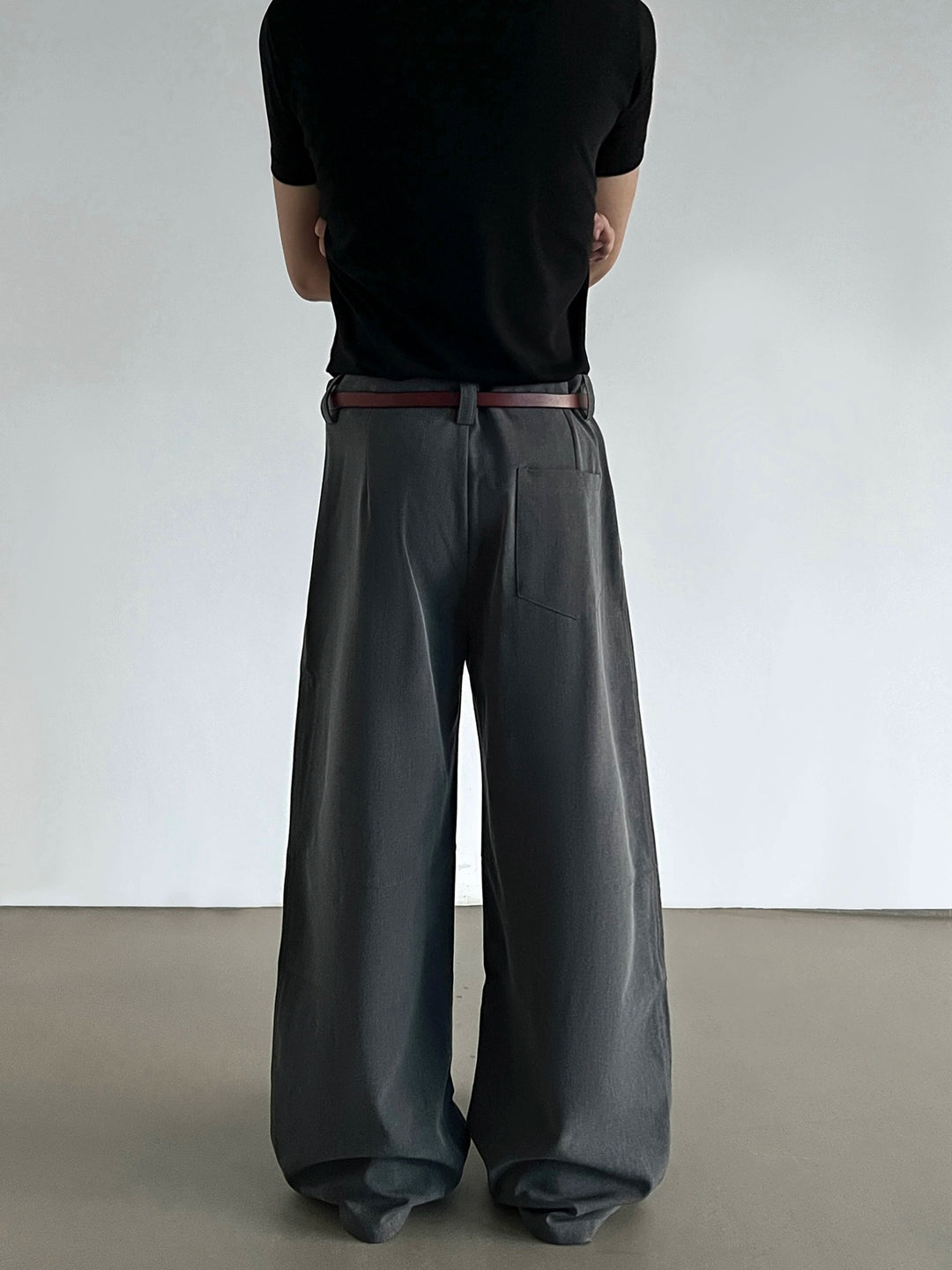 Wide-Leg A-Line Casual Pants