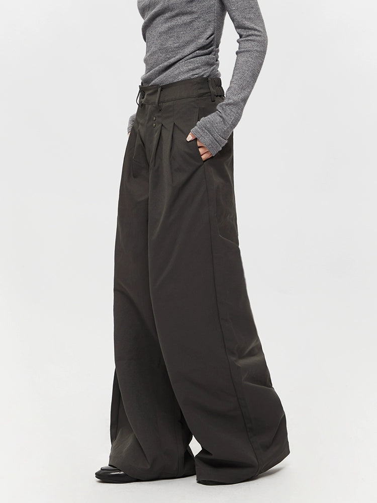 Loose High Waist Wide Leg Pants