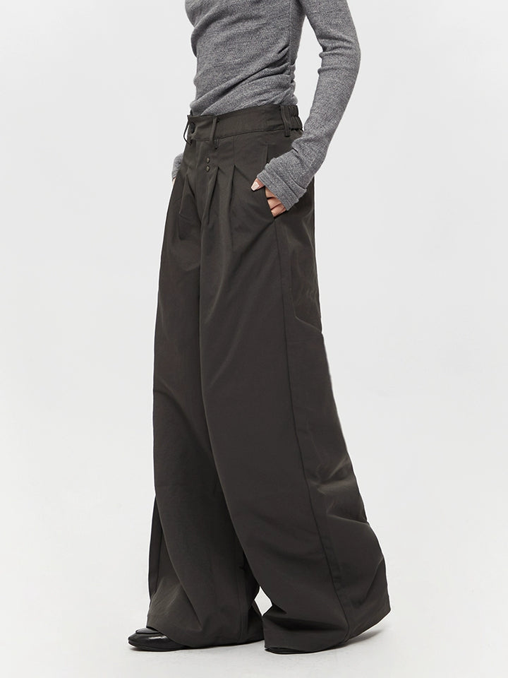 Loose High Waist Wide Leg Pants