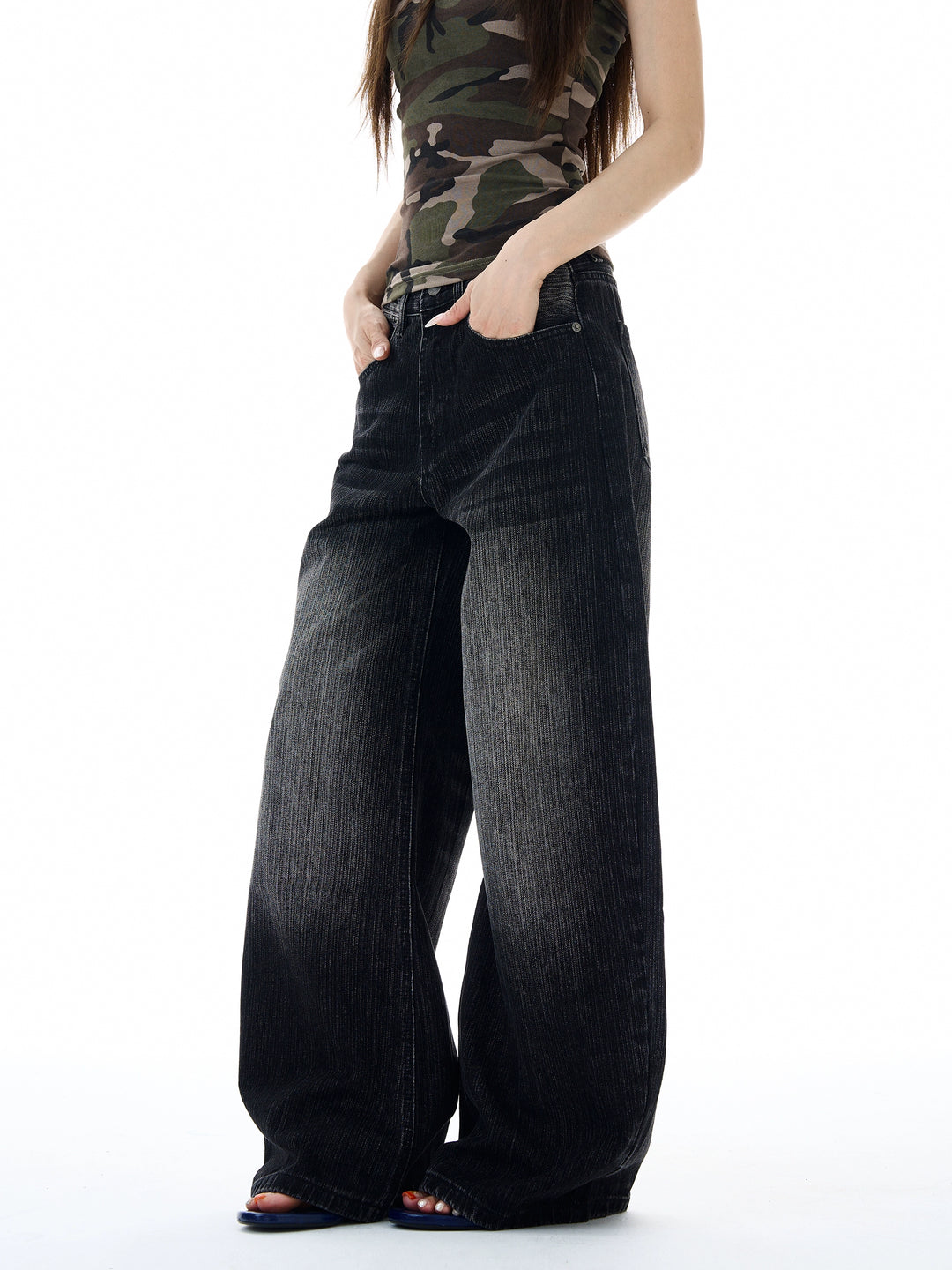 Black Wide Leg Jeans