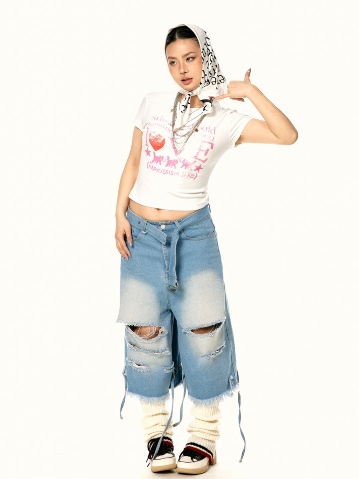 Heart Graphic Slim Fit T-Shirt