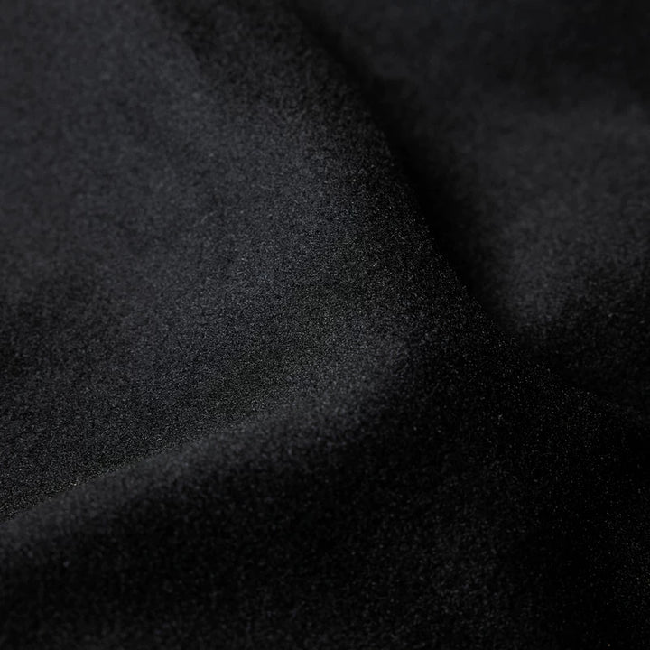 Diamond Accent Shoulder Padded Wool Coat