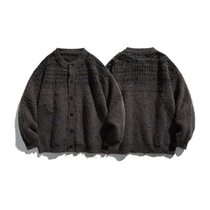 Vintage Mohair Fair Isle Knit Cardigan