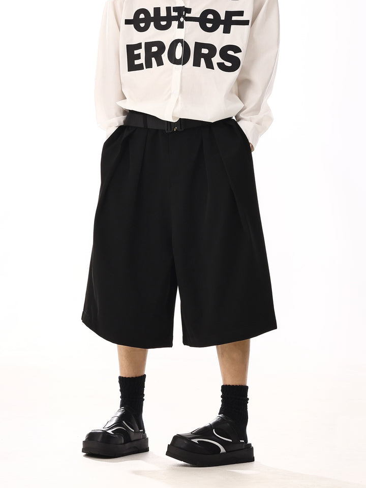 Loose Casual Cropped Pants