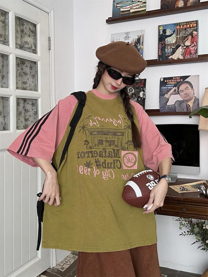 Graphic Raglan Short-Sleeve T-shirt