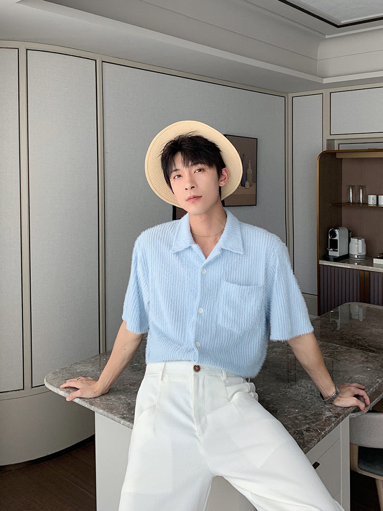 Light Blue Wide-leg Jeans