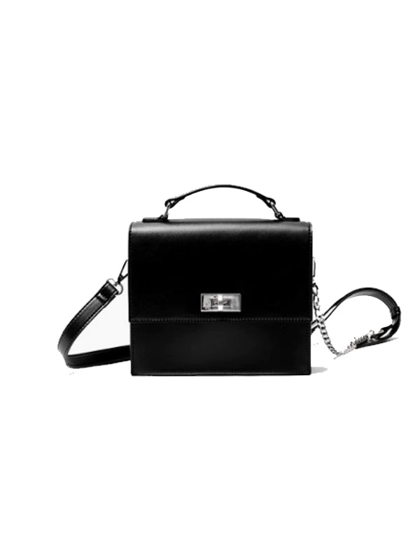 Borsa a tracolla con catena a forma di quadrato giapponese 