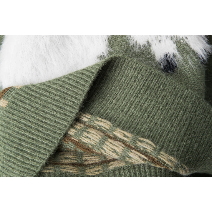 Cartoon Tier Stricklockerer Pullover 