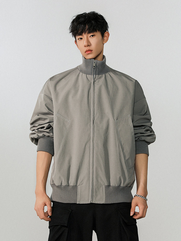Vielseitige Lockere Passform Bomberjacke 