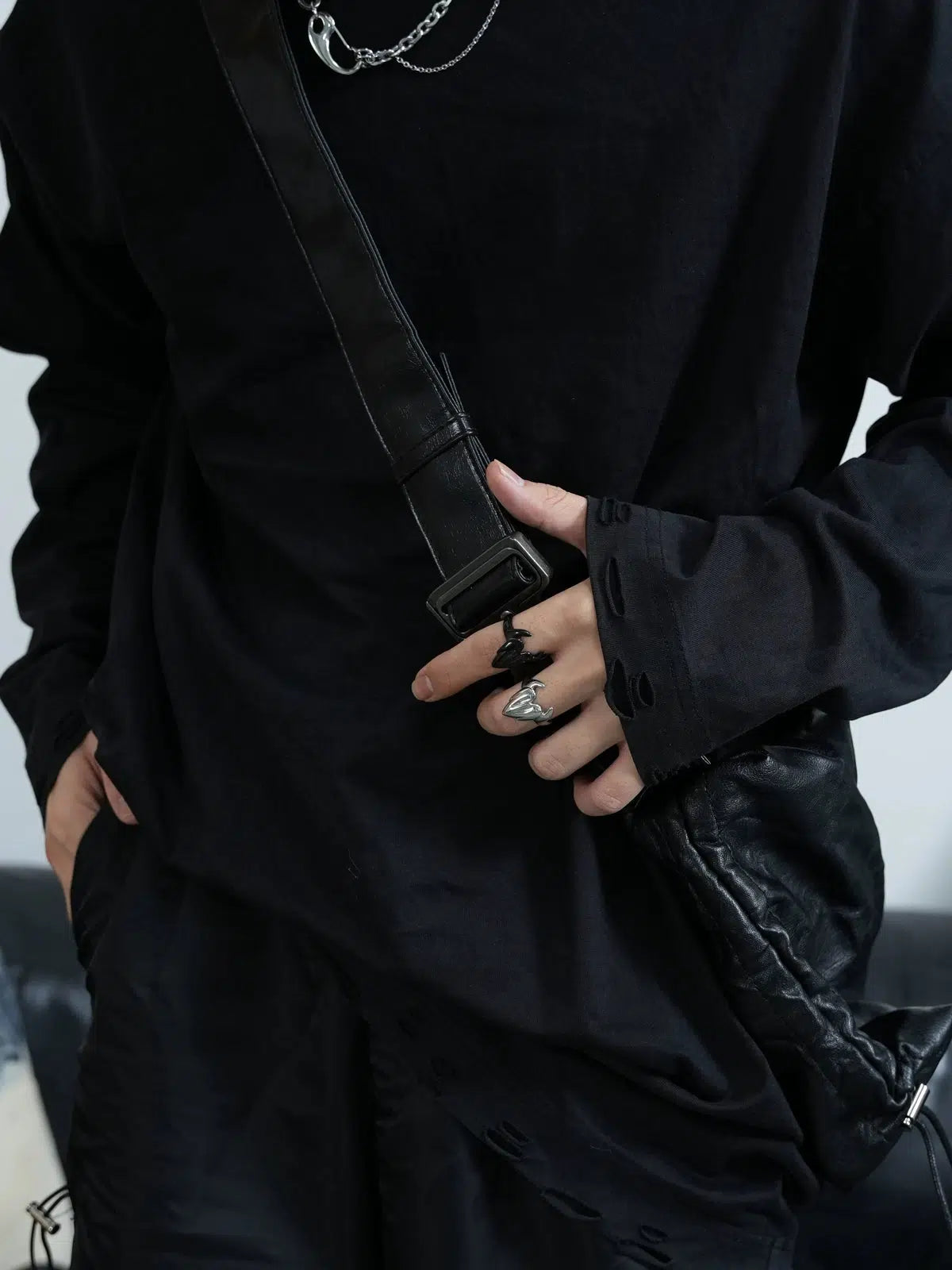 Gothic Style Heart Ring