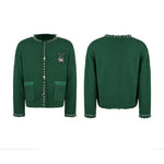 Pearl Embellished Knit Cardigan