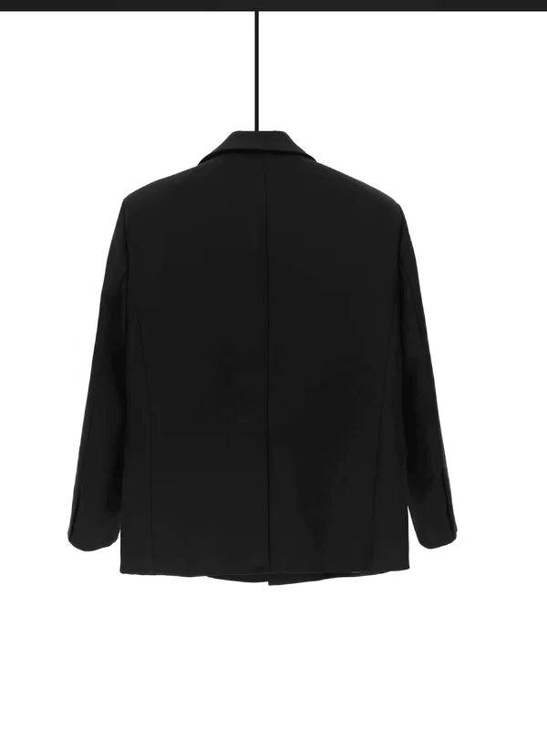 비즈니스 캐주얼 싱글 브레스티드 수트 재킷 