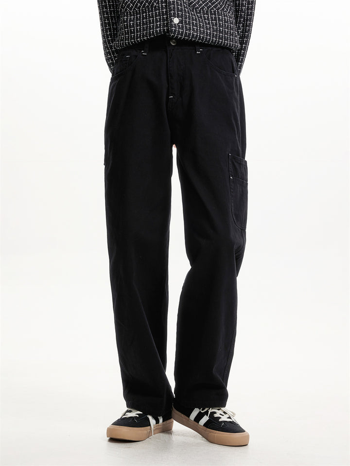 Loose Fit Casual Straight Pants