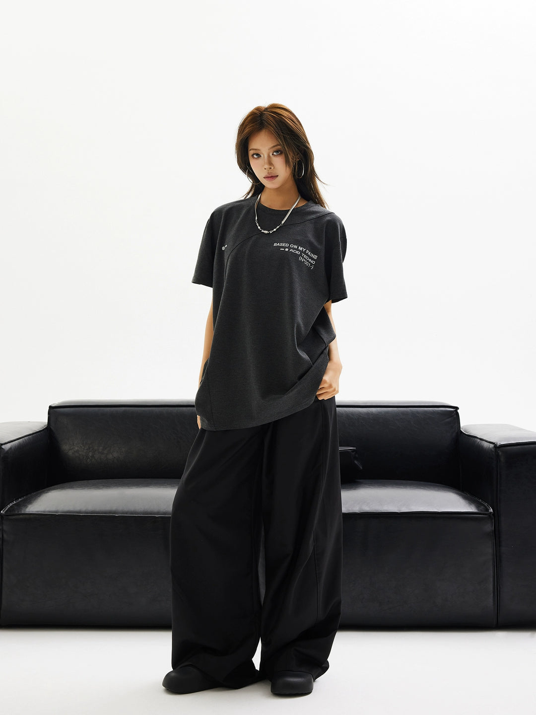 Oversized Deconstructed Short Sleeve T-Shirt